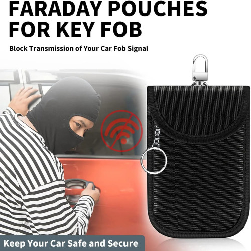 Faraday Bags for Laptop Cellphones Phones, Cards and Keys - Signal Blocking Pouch